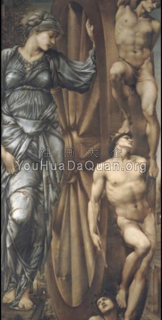 命运巨轮 - 爱德华·科莱·伯恩·琼斯